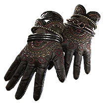 Runengeschmiedete Genähte Handschuhe