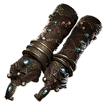 Runengeschmiedete Barock-Handschuhe