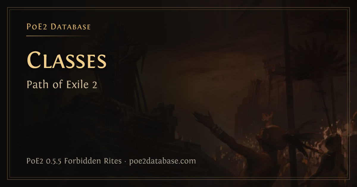 Warrior - PoE2 Class & Ascendancies | PoE2 Database